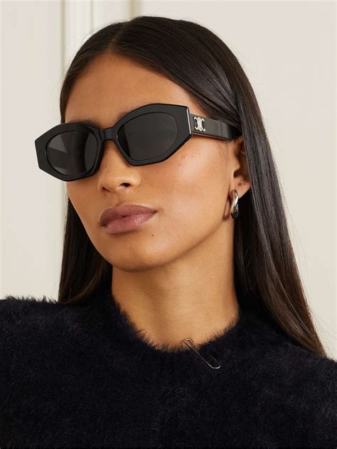 celine bevel cat sunglasses|WOMEN'S LUXURY BLUE CAT EYE SUNGLASSES .